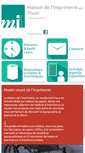 Mobile Screenshot of maison-imprimerie.net